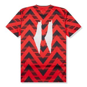 FC Palestina Palestine Retro Red Black Football T Shirt
