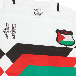 FC Palestina Palestine Retro White Football T Shirt