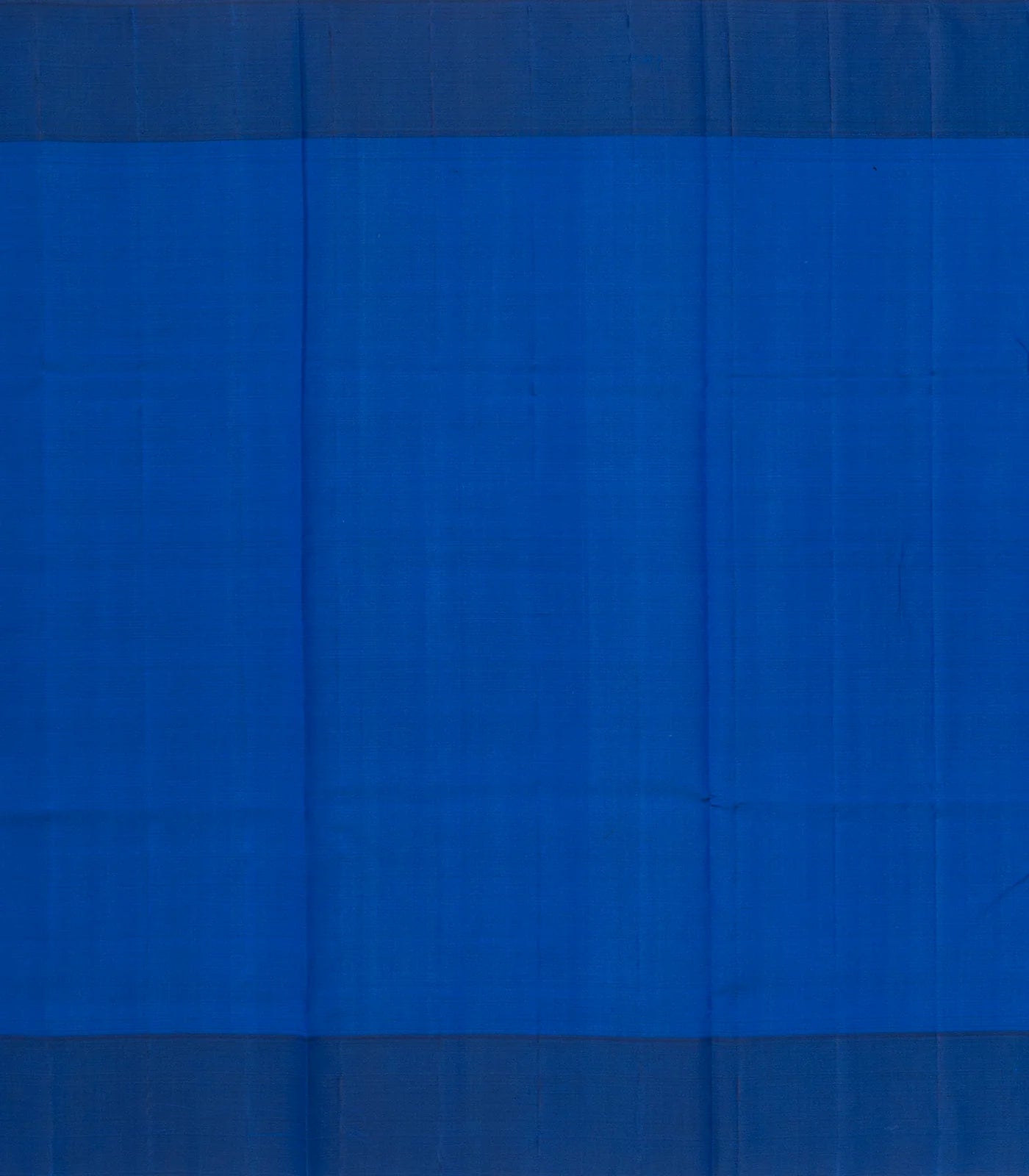 Cardamom Green Handloom Soft Silk Saree With Stripes & Blue Border