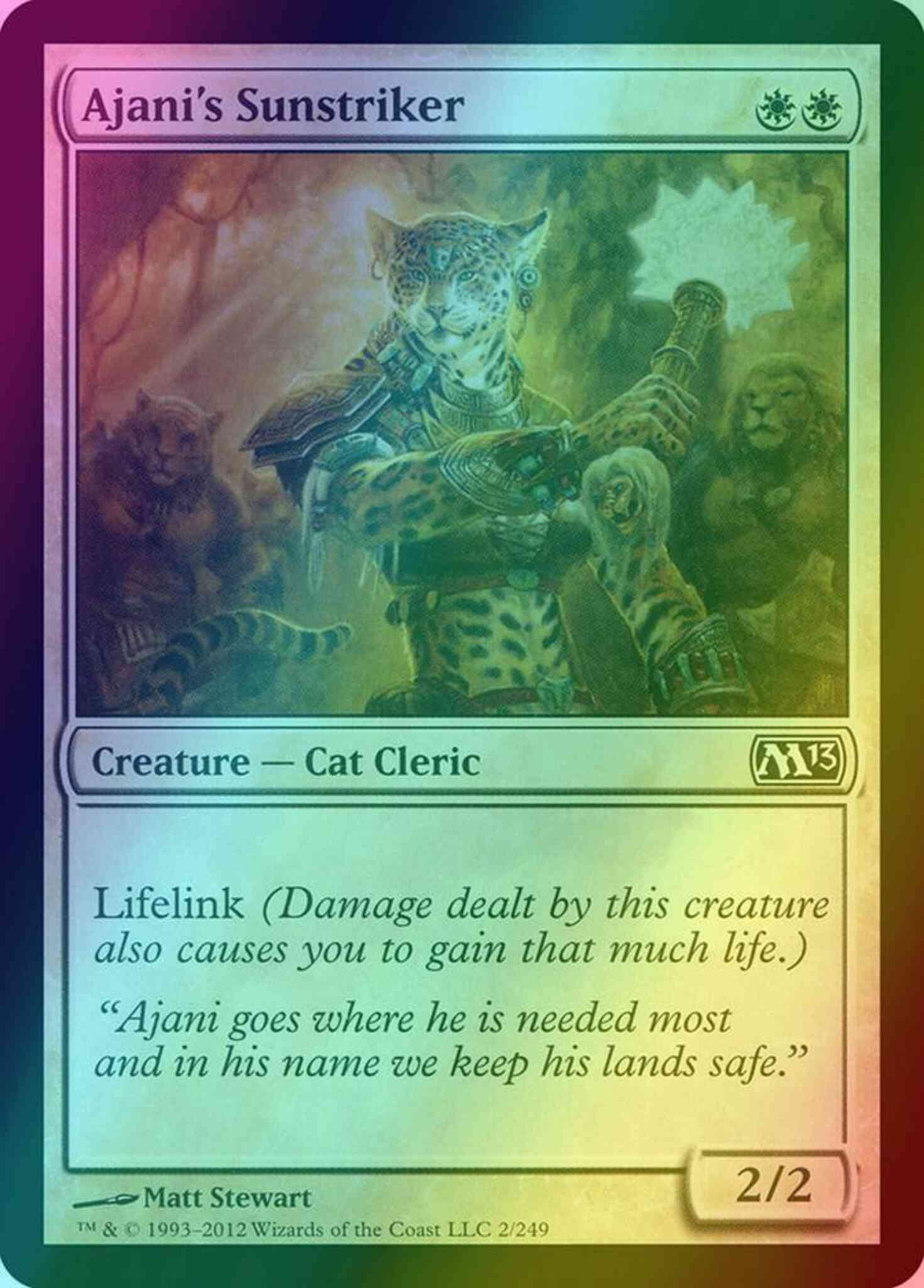 Ajani's Sunstriker [Magic 2013] [Foil]
