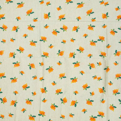 Taupe Handloom Tussar Silk Saree With Printed Bird Motifs-Taupe