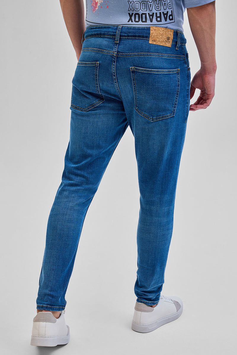 Dark Blue Skinny Fit Jeans