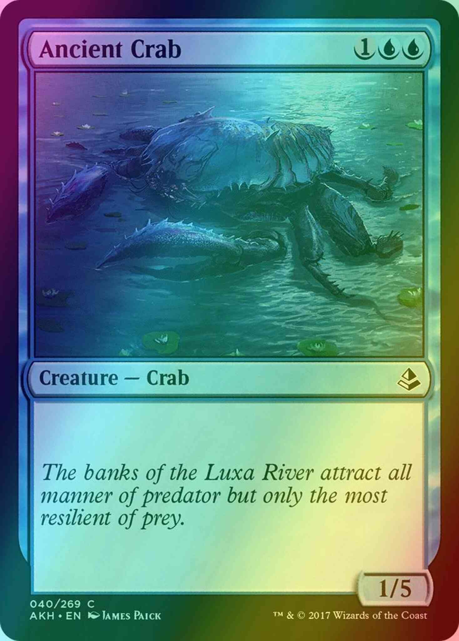 Ancient Crab [40] [Amonkhet] [Foil]