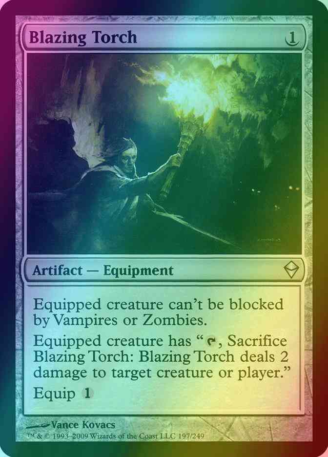 Blazing Torch [197] [Zendikar] [Foil]