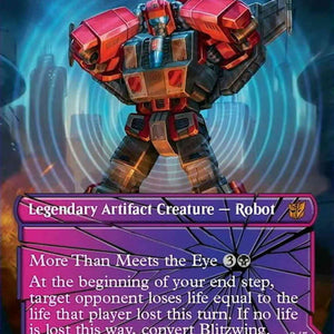 Blitzwing, Cruel Tormentor // Blitzwing, Adaptive Assailant [19] [Borderless] [Shattered Glass] [Universes Beyond: Transformers] [Non-Foil]
