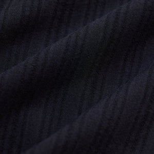 Black Slim Fit Stripes Shirt