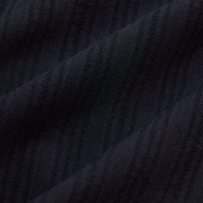 Black Slim Fit Stripes Shirt