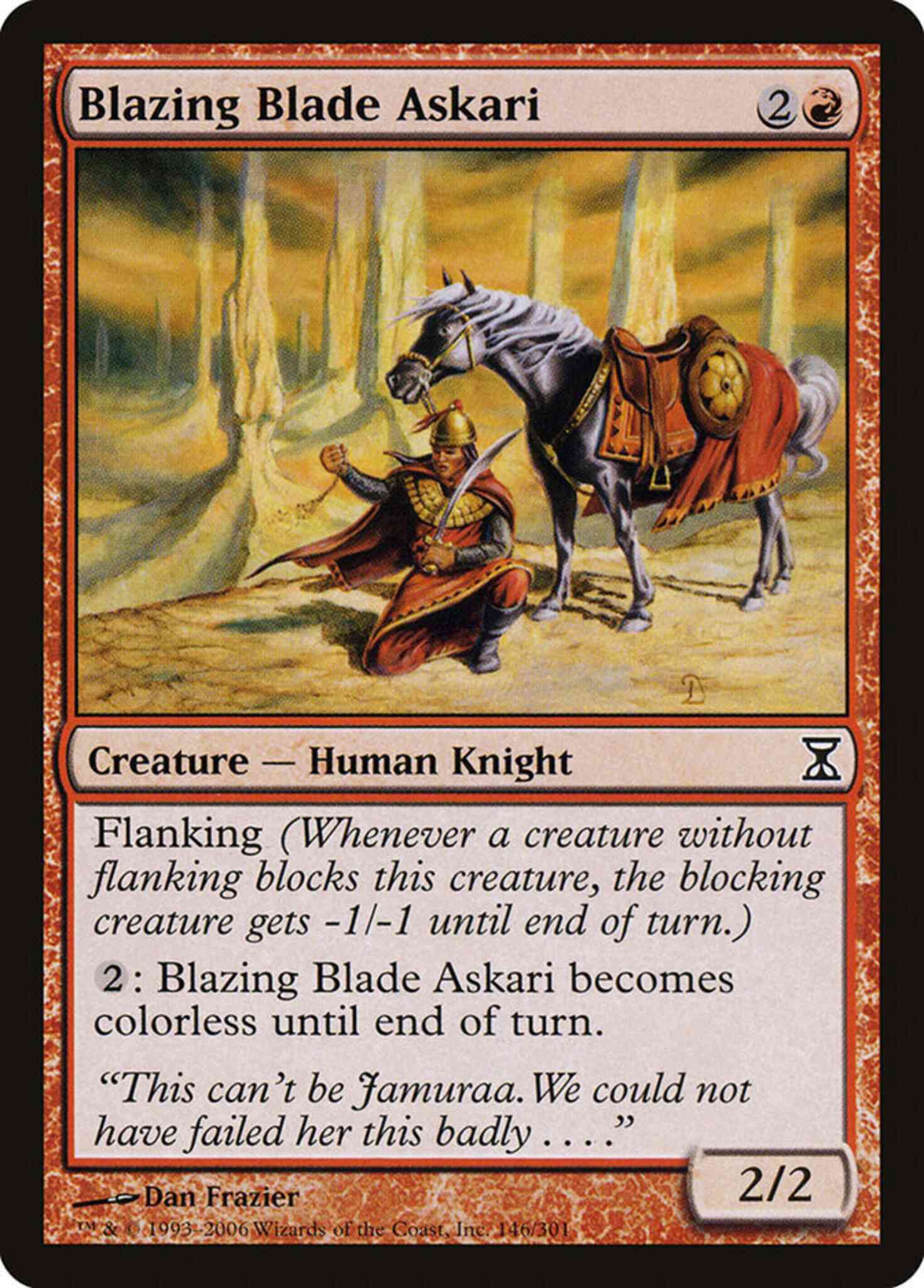 Blazing Blade Askari [146] [Time Spiral] [Non-Foil]