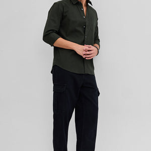Olive Slim Fit Shirt
