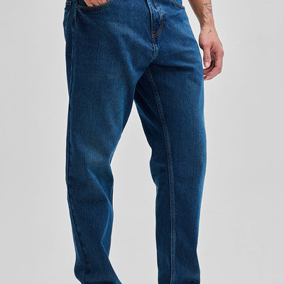 Blue Baggy Fit Jeans