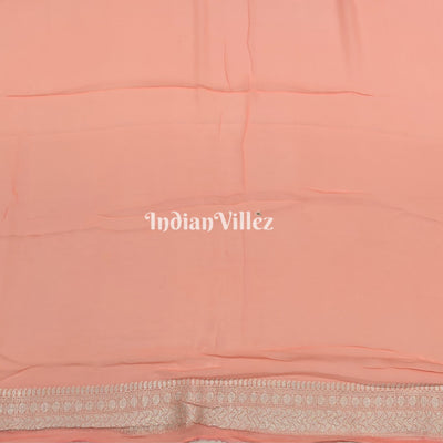 Pink Banarasi Katan Silk Saree