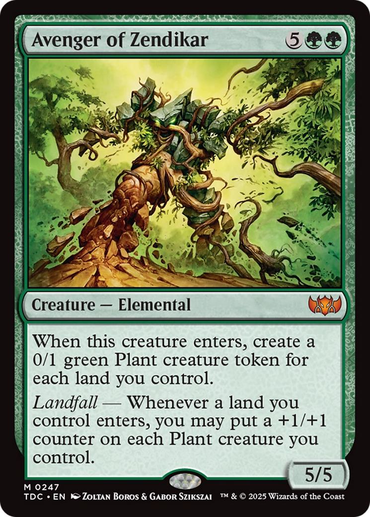 Avenger of Zendikar [247] [Tarkir: Dragonstorm: Commander] [Non-Foil]