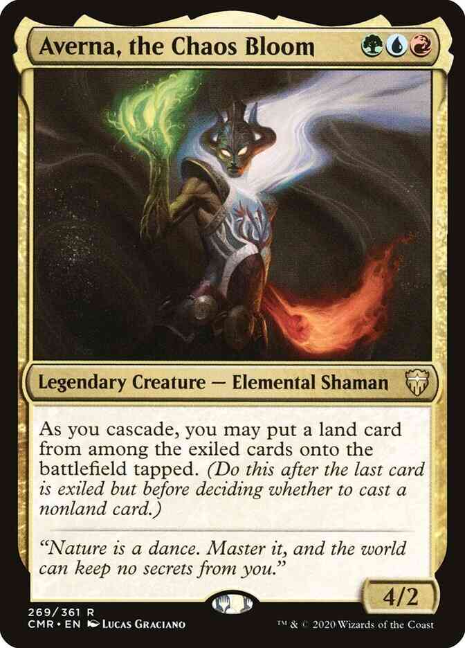 Averna, the Chaos Bloom [269] [Commander Legends] [Non-Foil]