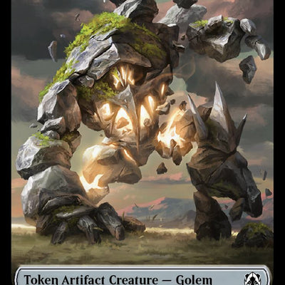 Blood Token (32) // Golem Token (37) [March of the Machine: Commander: Tokens] [Non-Foil]