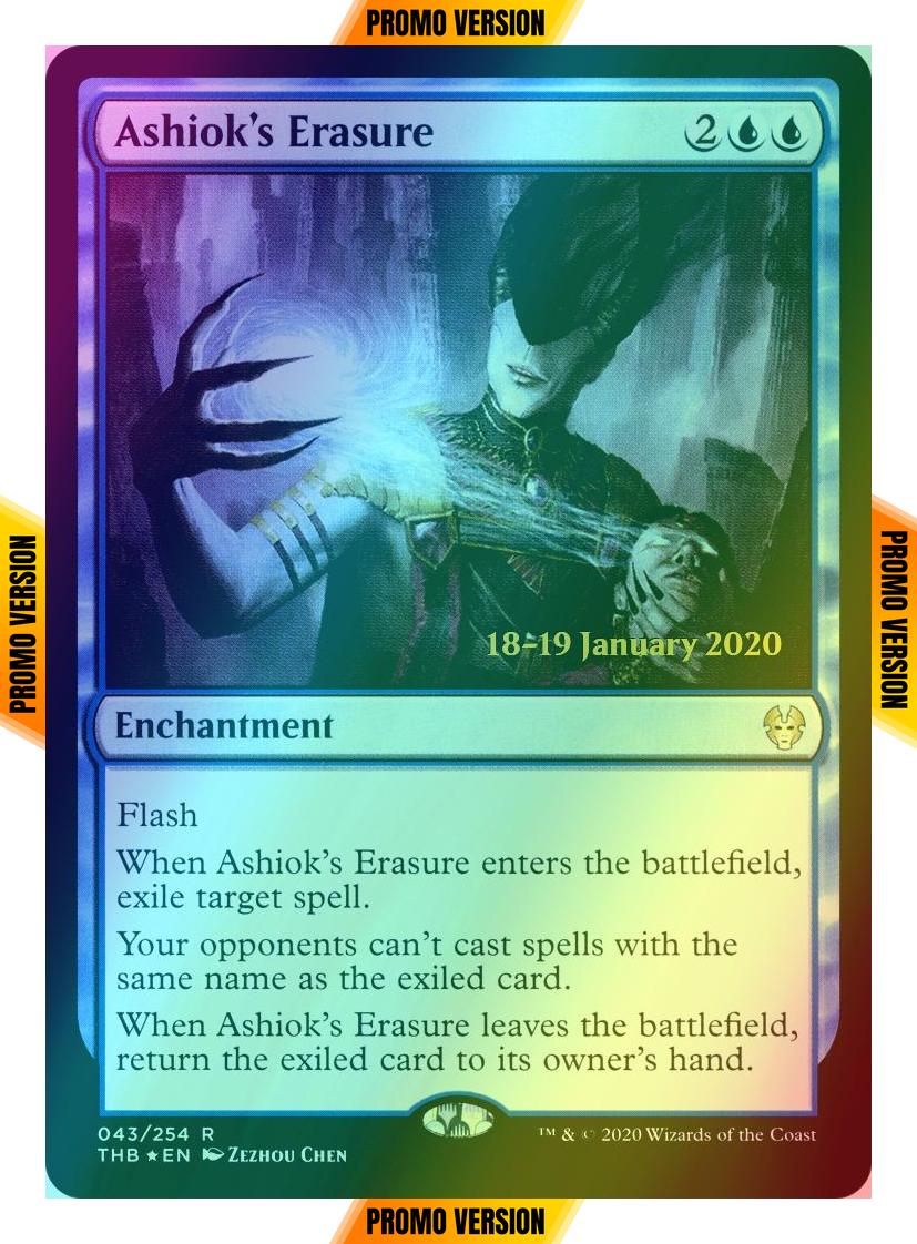 Ashiok's Erasure [43s] [Theros Beyond Death Promos] [Foil]