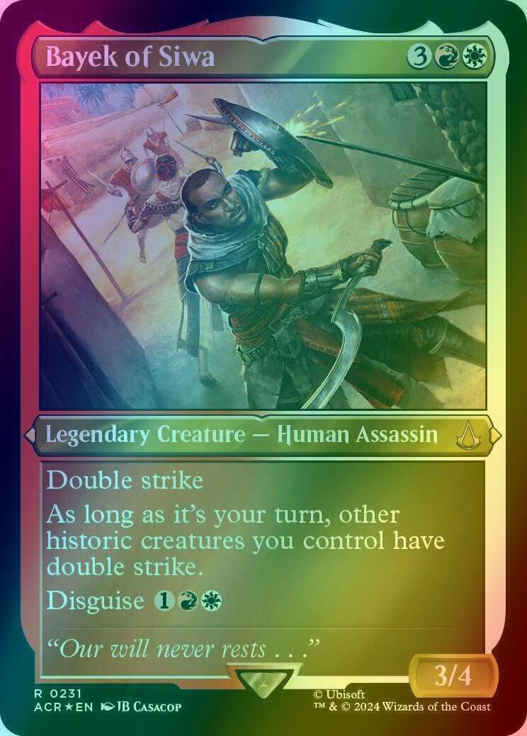 Bayek of Siwa [231] [Assassin's Creed] [Etched Foil]