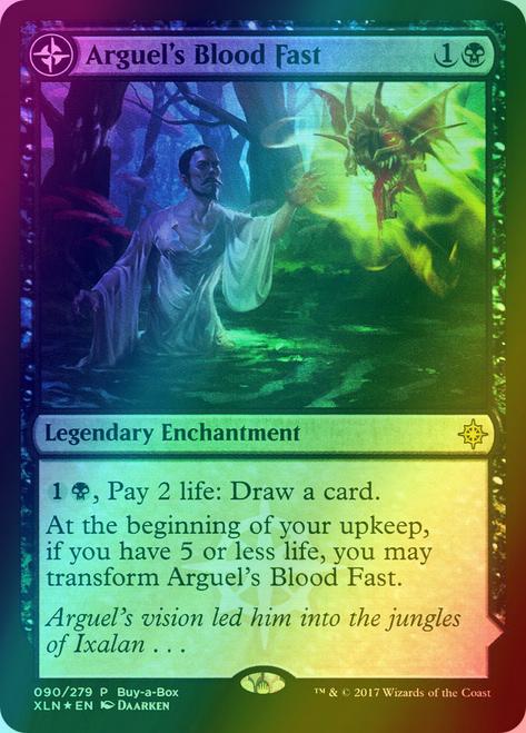 Arguel's Blood Fast // Temple of Aclazotz [90] [XLN Treasure Chest] [Foil]