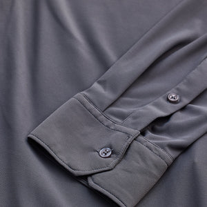 Grey Stretchable Slim Fit Shirt