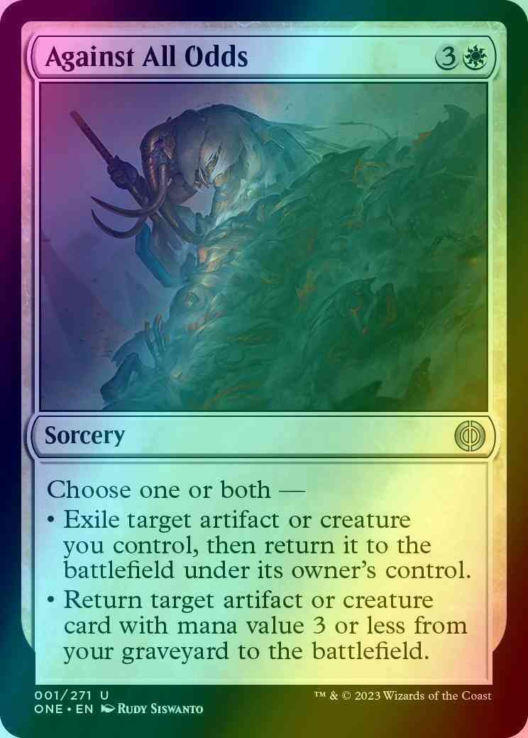 Against All Odds [1] [Phyrexia: All Will Be One] [Foil]
