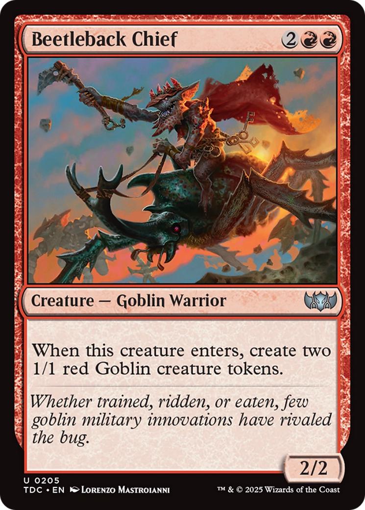 Beetleback Chief [205] [Tarkir: Dragonstorm: Commander] [Non-Foil]