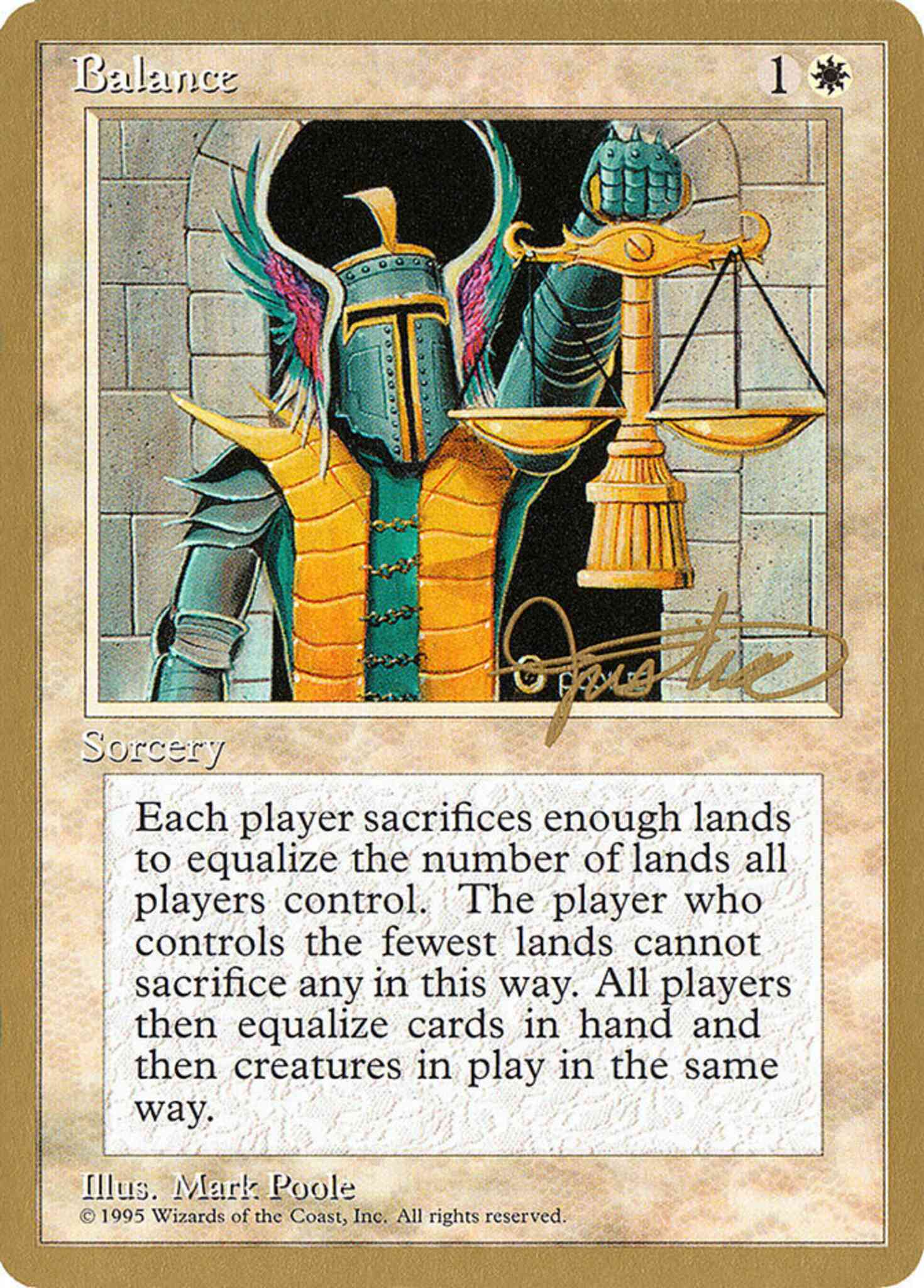 Balance [mj6] [Mark Justice] [Pro Tour Collector Set] [Non-Foil]