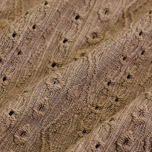 Beige Self-Design Shirt