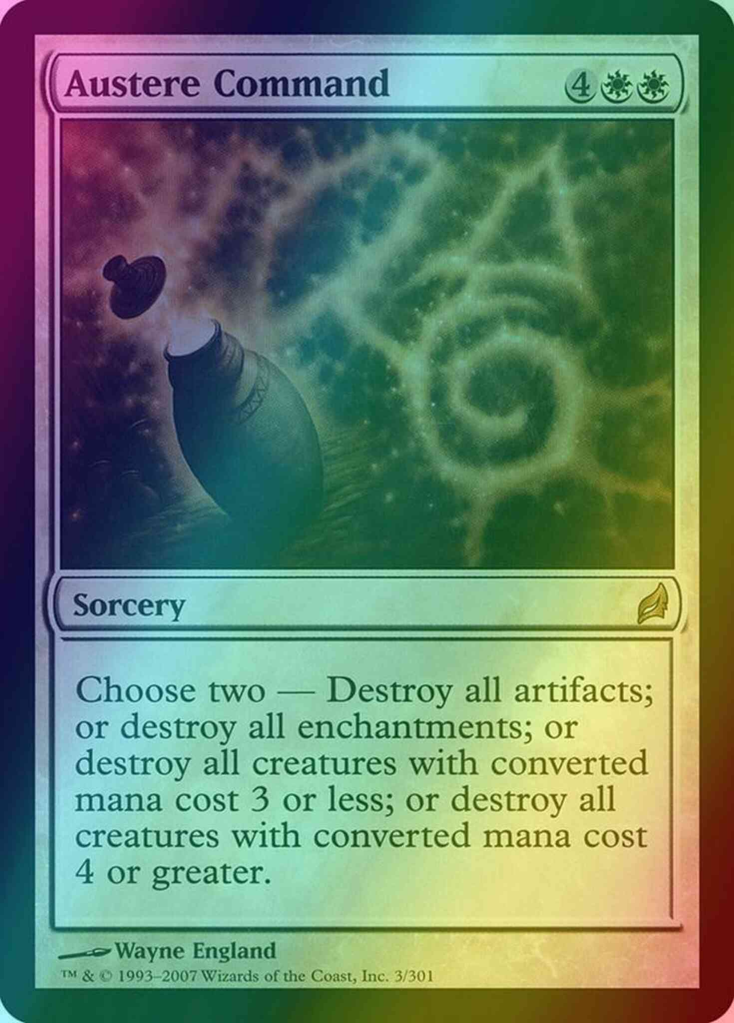 Austere Command [3] [Lorwyn] [Foil]