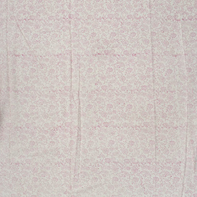 Pink Woven Jaipur Cotton Saree Printed With Stripes