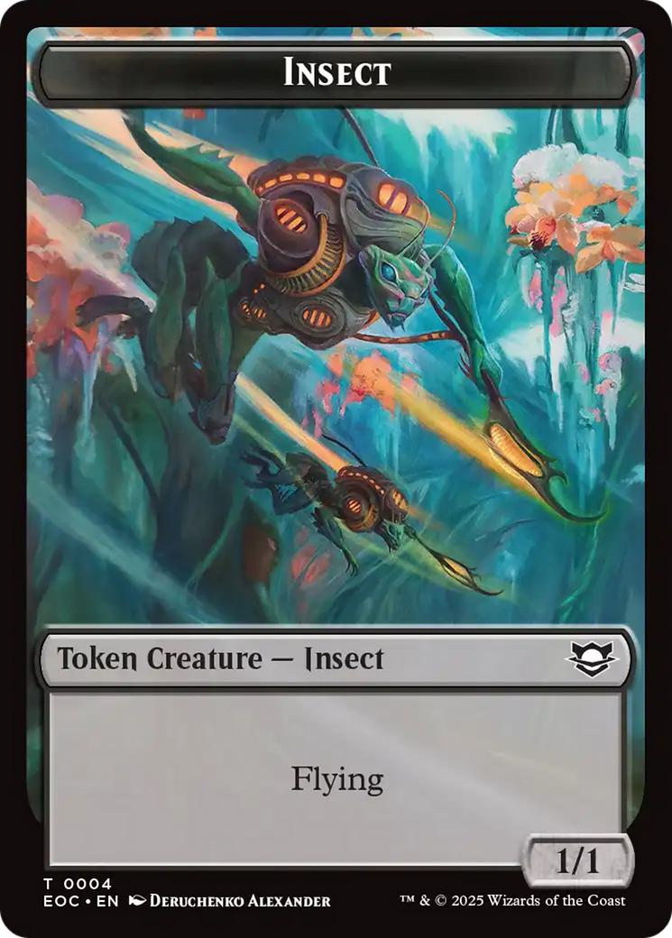Beast Token (05) // Insect Token (04) [Edge of Eternities: Commander: Tokens] [Non-Foil]