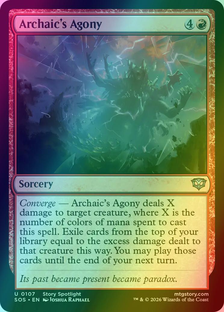 Archaic's Agony [107] [Secrets of Strixhaven] [Foil]