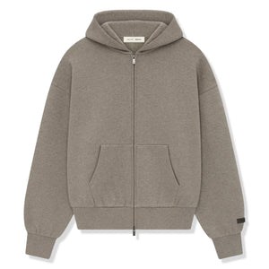 Fear Of God Essentials Classic Hood Homestead Heather Zip-Up Hoodie (SS25)