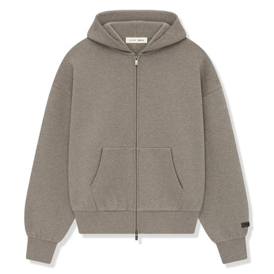 Fear Of God Essentials Classic Hood Homestead Heather Zip-Up Hoodie (SS25)