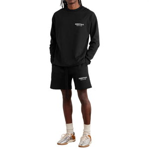 Fear Of God Essentials Classic Jet Black Shorts (SS24)