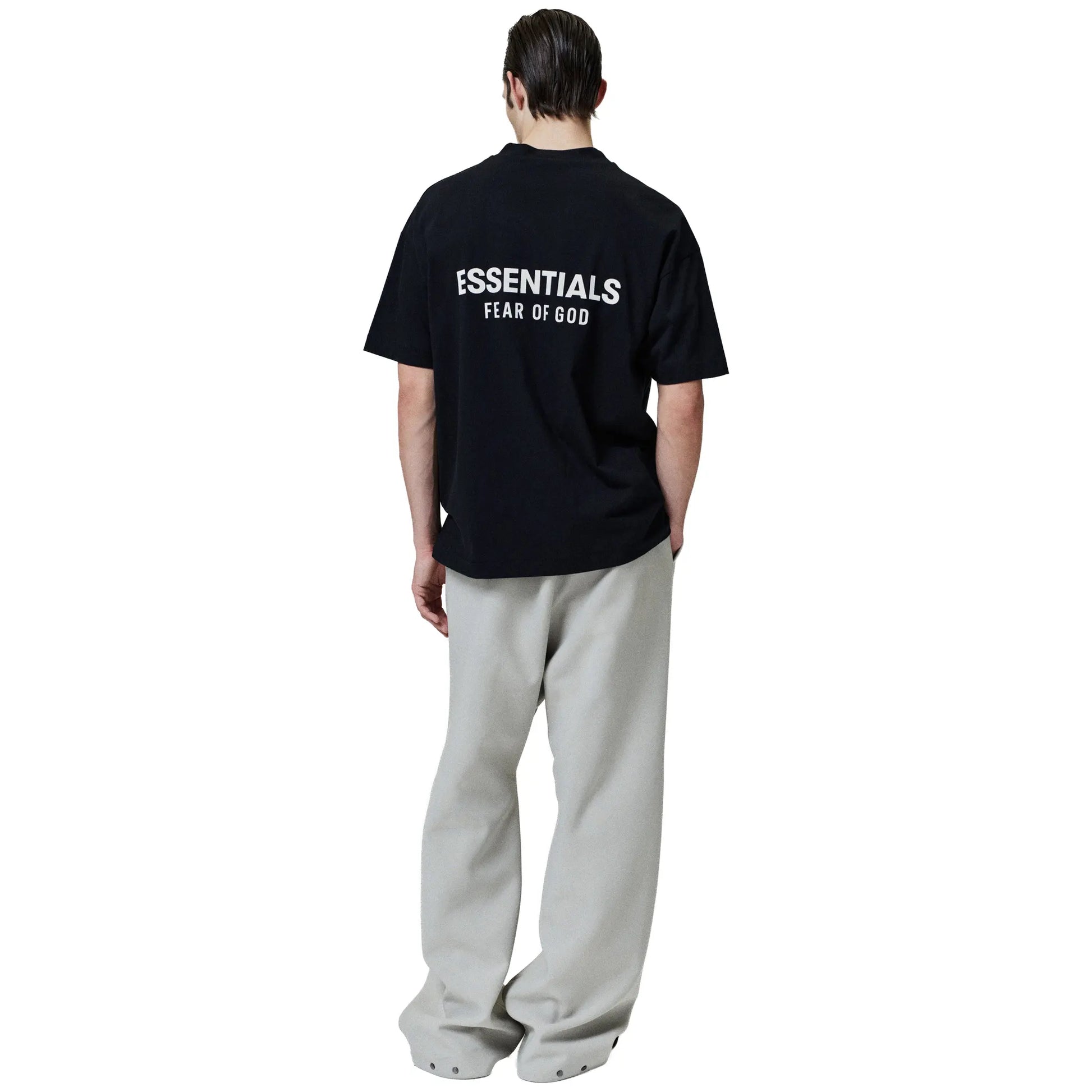 Fear Of God Essentials Classic Jet Black T Shirt