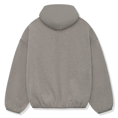 Fear Of God Essentials Core Collection Nylon Fleece Heather Grey Hoodie