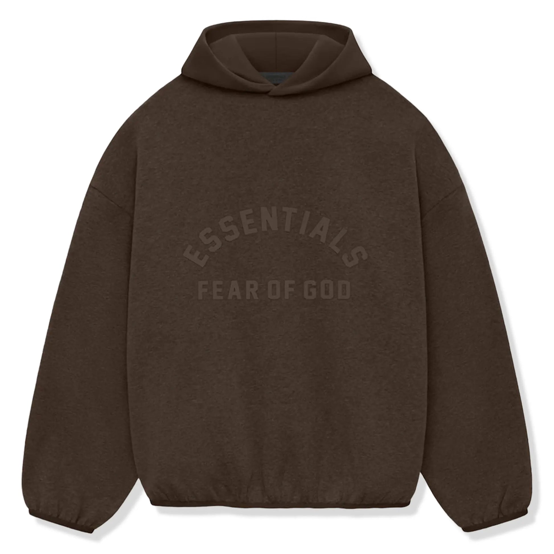 Fear Of God Essentials Core Collection Nylon Fleece Heather Wood Hoodie