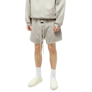 Fear Of God Essentials Dark Heather Oatmeal Shorts (FW23)