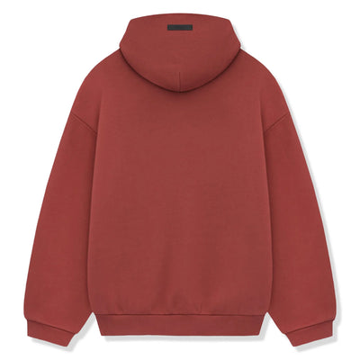 Fear Of God Essentials Fleece Crimson Hoodie (FW24)