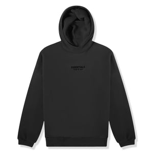Fear Of God Essentials Jet Black Hoodie (FW23)