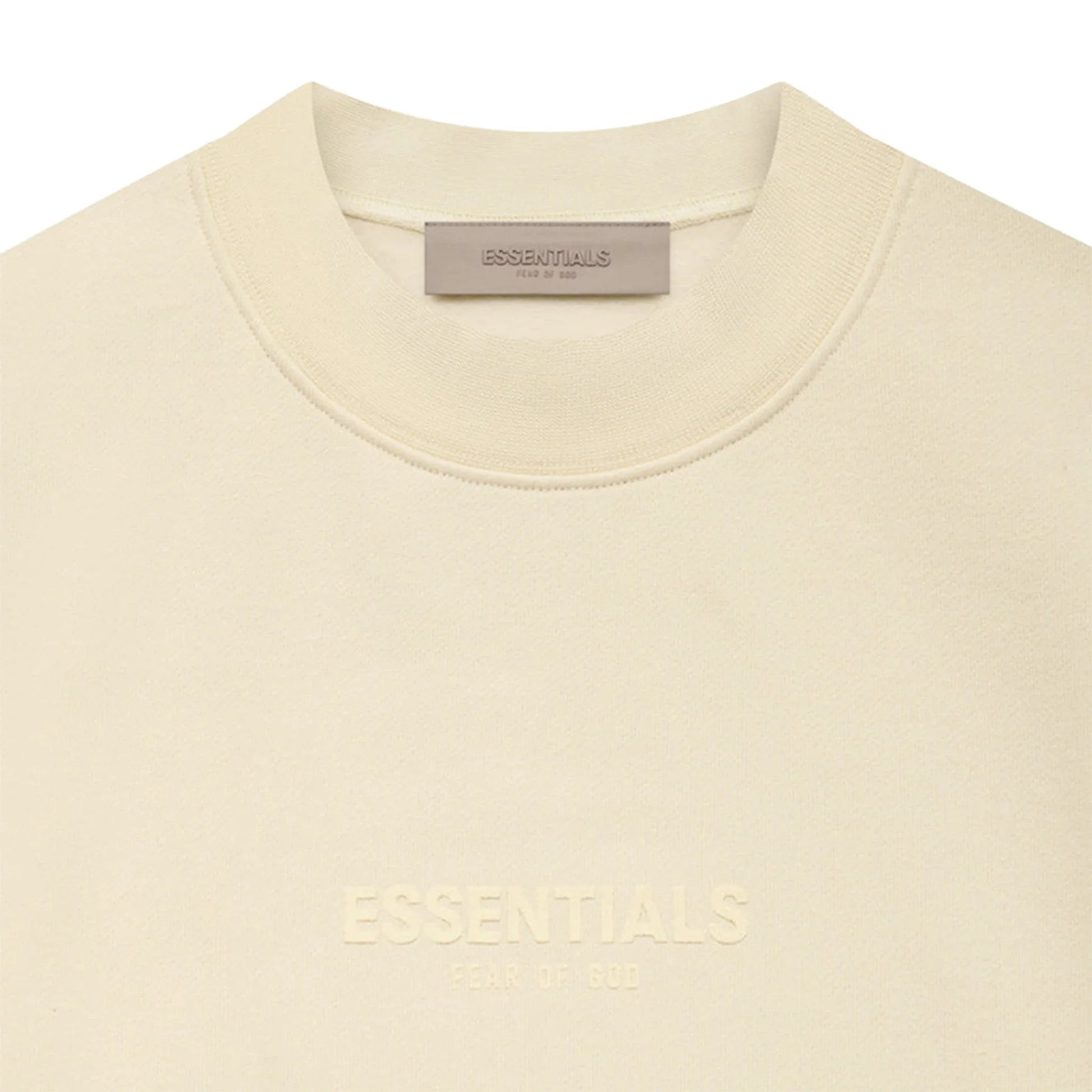 Fear Of God Essentials Relaxed Egg Shell Crewneck (FW22)