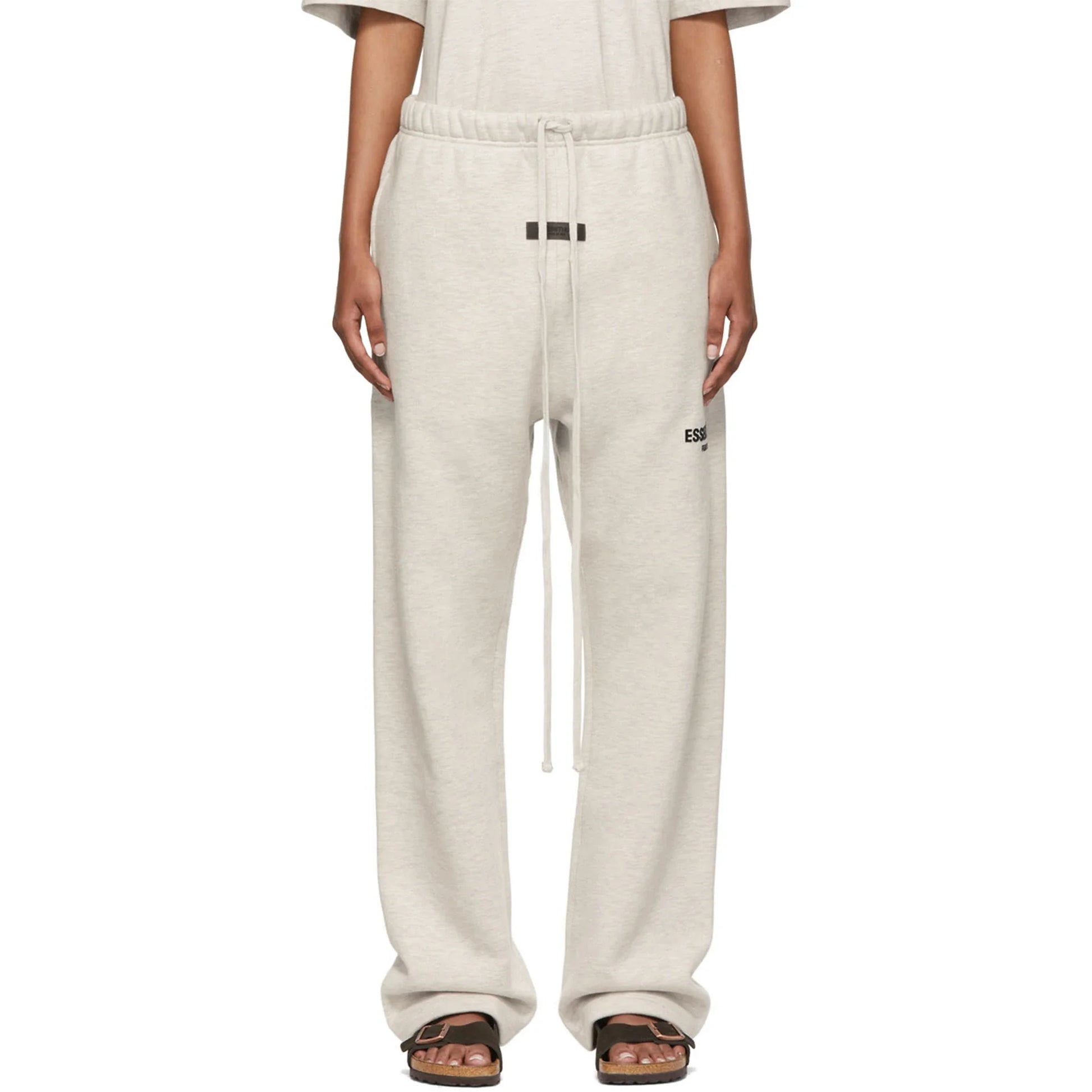 Fear Of God Essentials Relaxed Light Oatmeal Sweatpants (SS22)