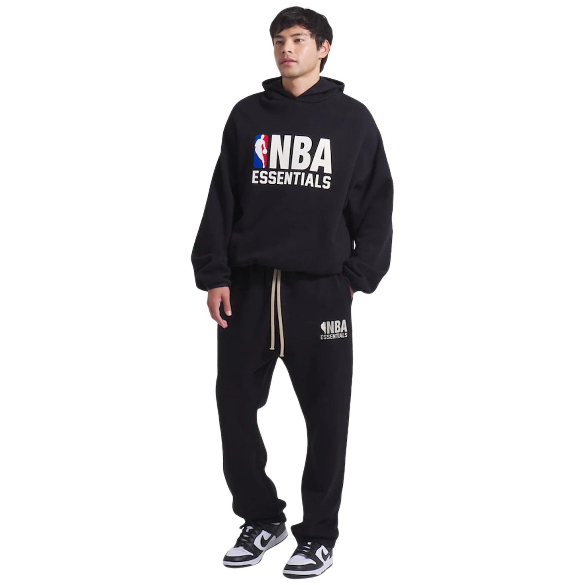 Fear Of God Essentials x NBA Black Hoodie