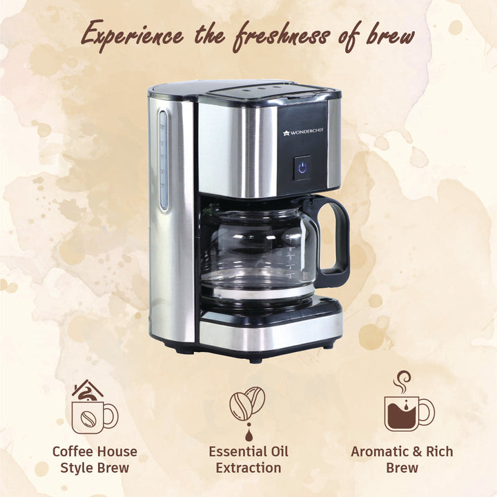 Regalia Brew Coffee Maker 550 W | Stainless Steel Body | 700ml.