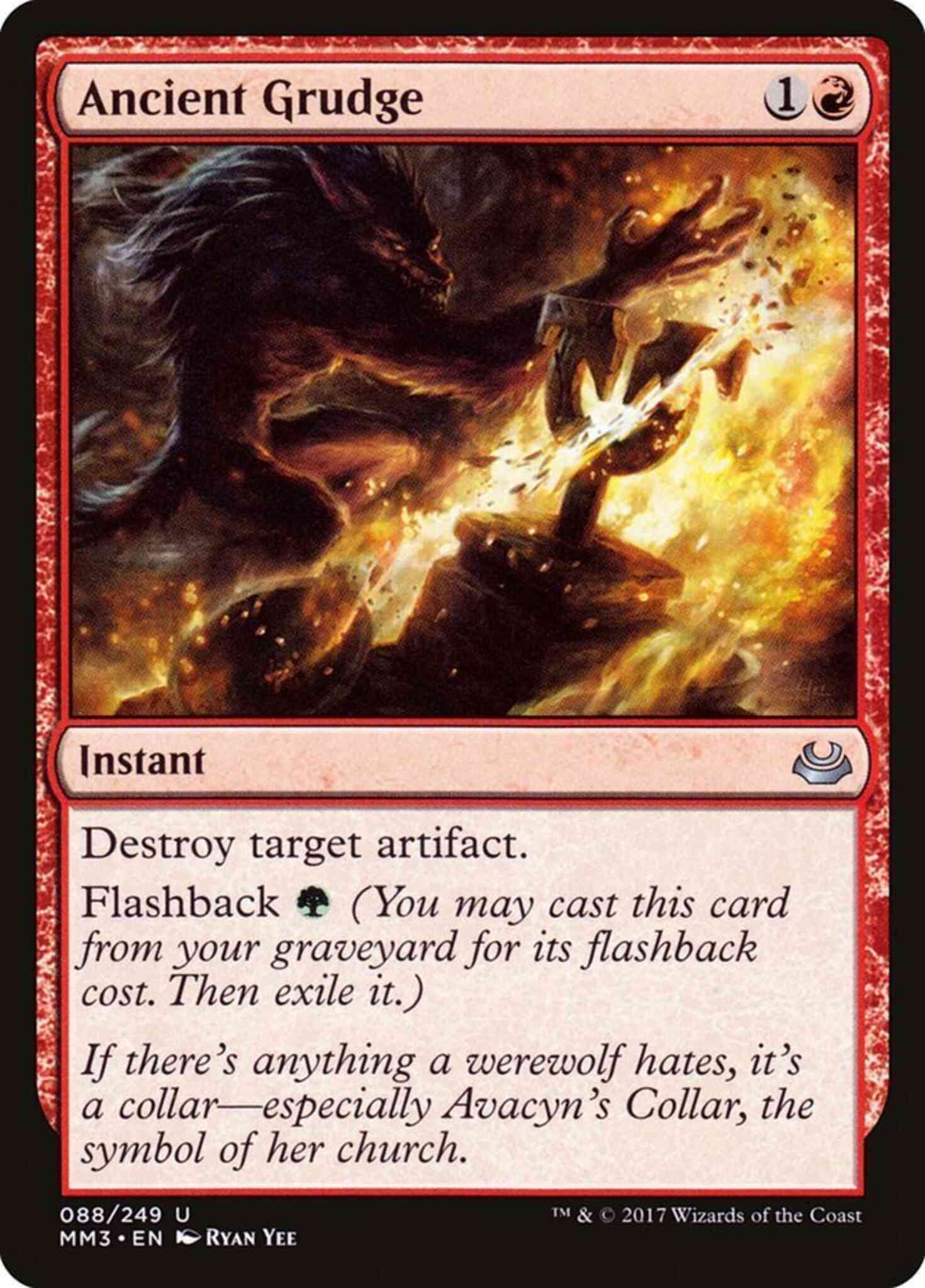 Ancient Grudge [88] [Modern Masters 2017] [Non-Foil]