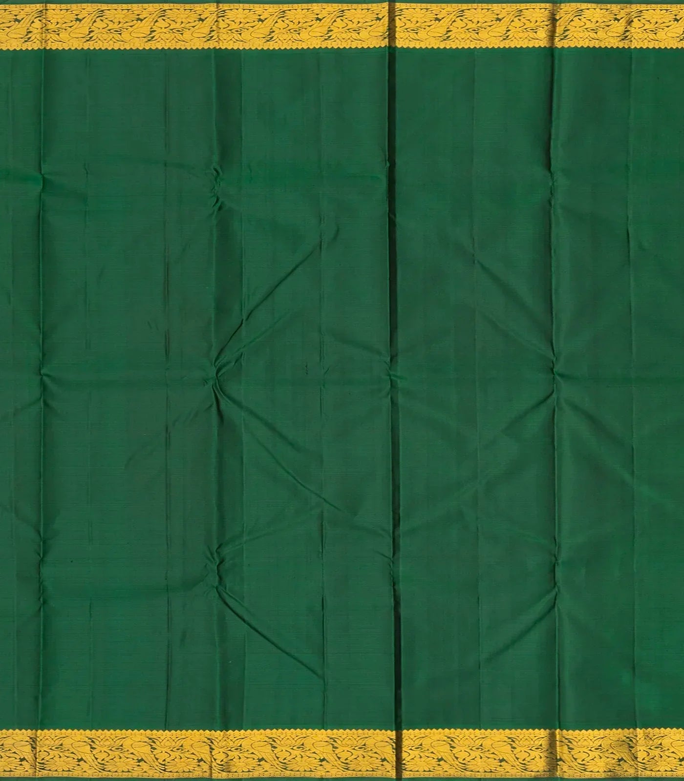 Hot Pink Handloom Kanchipuram Korvai Silk Saree With Floral Buttas