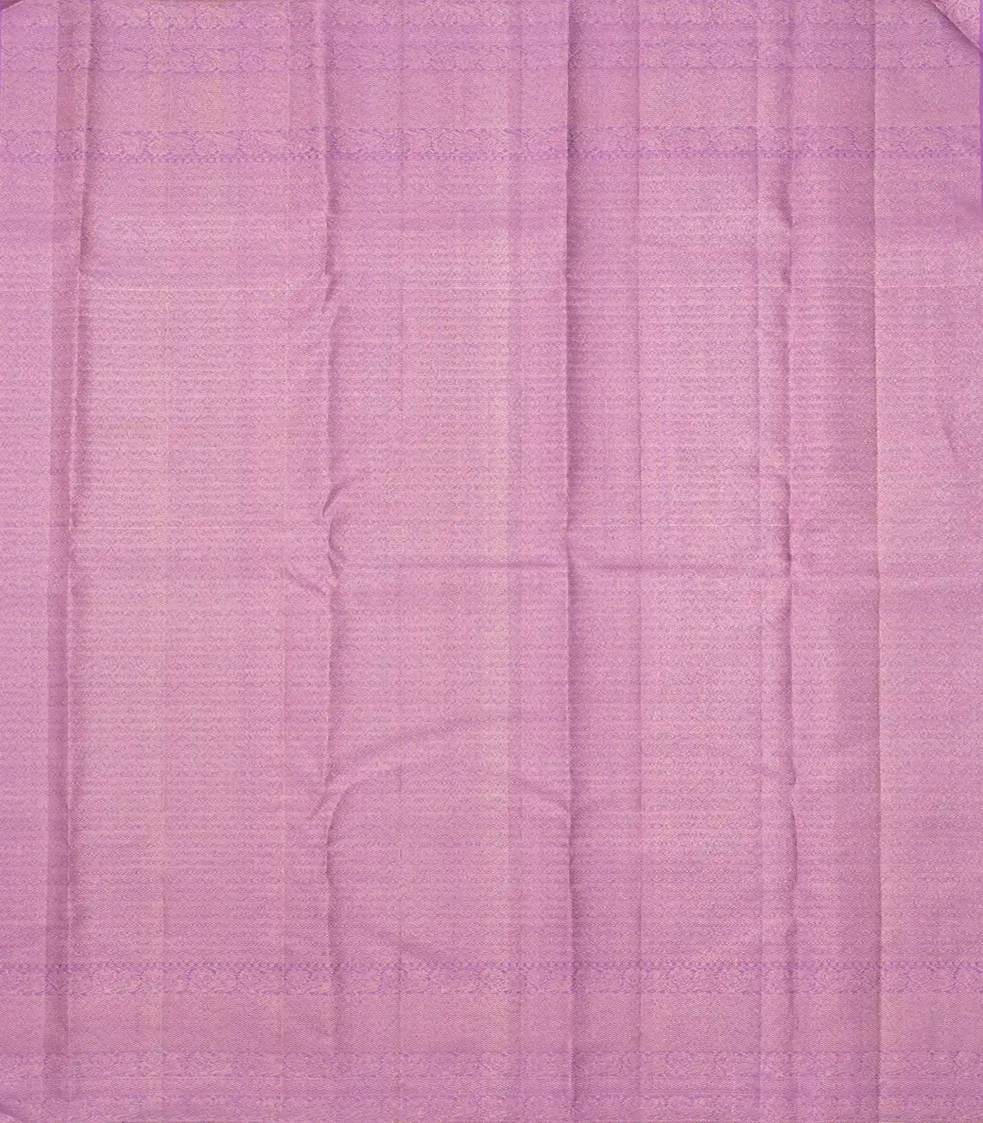 Lavender Handloom Kanchipuram Silk Saree With Floral Motifs