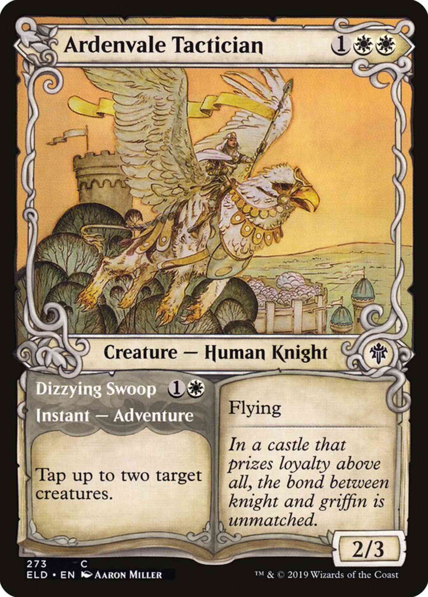 Ardenvale Tactician // Dizzying Swoop [273] [Adventure Showcase] [Throne of Eldraine] [Non-Foil]