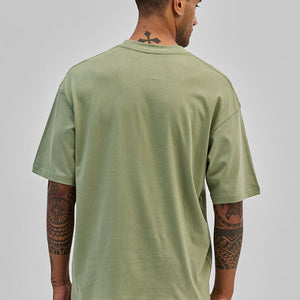 Sage Utility Pocket Oversized T-Shirt