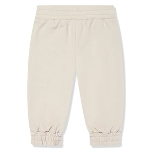 Fendi Baby FF Logo Reversible Brown Sweatpants
