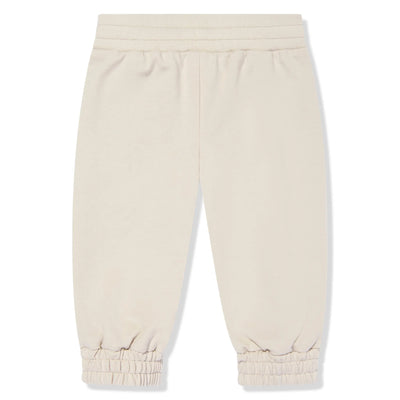 Fendi Baby FF Logo Reversible Brown Sweatpants